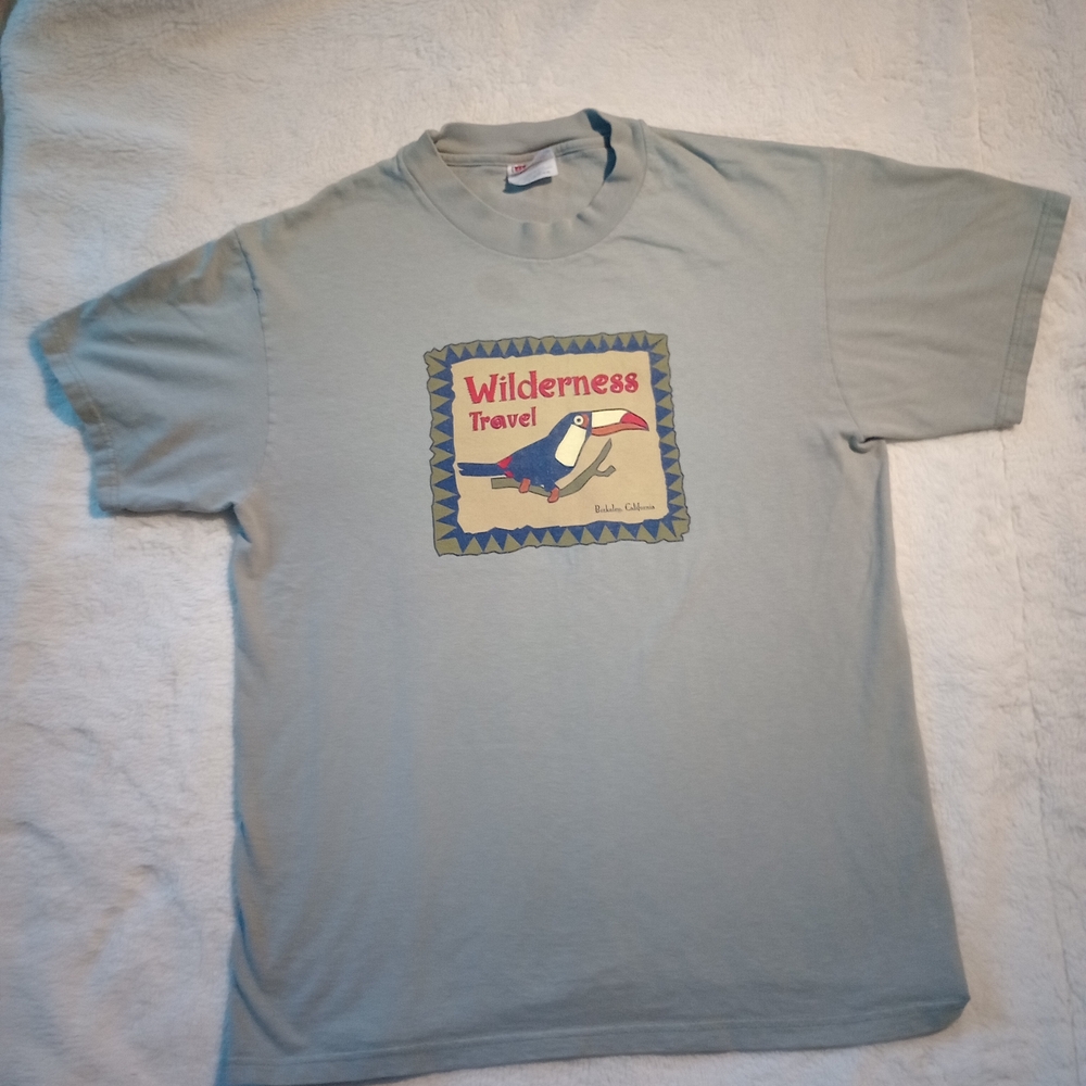 Vintage Hanes Beefy-T Wilderness Hanes Size Adult m